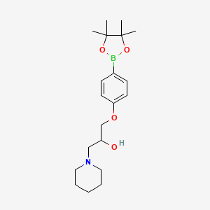 1-(Piperidin-1-yl)-3-(4-(4,4,5,5-tetramethyl-1,3,2-dioxaborolan-2-yl)phenoxy)propan-2-ol