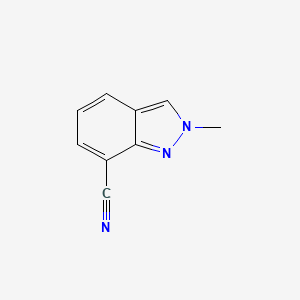 molecular formula C9H7N3 B1387056 2-Methyl-2H-indazole-7-carbonitrile CAS No. 1159511-51-9