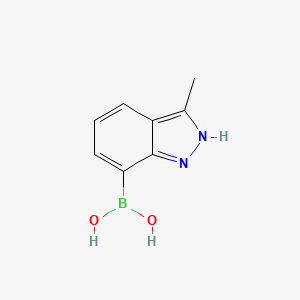 molecular formula C8H9BN2O2 B1387058 (3-Methyl-1H-indazol-7-YL)boronic acid CAS No. 1310404-47-7