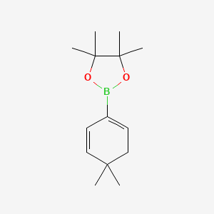 2-(4,4-Dimethylcyclohexa-1,5-dien-1-yl)-4,4,5,5-tetramethyl-1,3,2-dioxaborolane