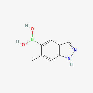 (6-methyl-1H-indazol-5-yl)boronic acid