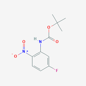 Tert-butyl 5-fluoro-2-nitrophenylcarbamate