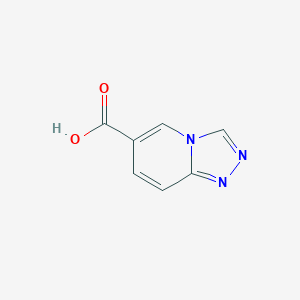 molecular formula C7H5N3O2 B1387087 [1,2,4]Triazolo[4,3-a]pyridine-6-carboxylic acid CAS No. 933708-92-0