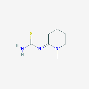 molecular formula C7H13N3S B138709 (1-Methyl-2-piperidinylidene)thiourea CAS No. 126826-79-7