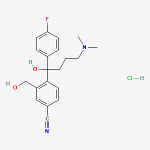 molecular formula C20H24ClFN2O2 B1387090 Citadiol hydrochloride CAS No. 717133-25-0