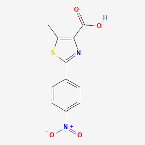 5-Methyl-2-(4-nitrophenyl)thiazole-4-carboxylic acid