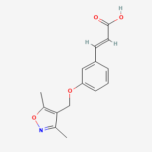 (2E)-3-{3-[(3,5-Dimethylisoxazol-4-YL)methoxy]phenyl}acrylic acid