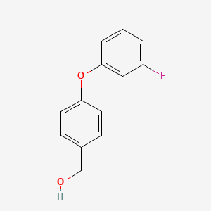 molecular formula C13H11FO2 B1387108 [4-(3-Fluorophenoxy)phenyl]methanol CAS No. 1039900-00-9