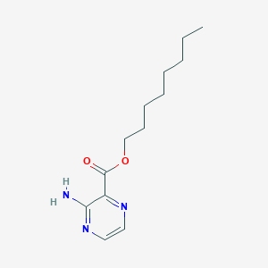 molecular formula C13H21N3O2 B13871101 Octyl 3-aminopyrazine-2-carboxylate CAS No. 94923-83-8