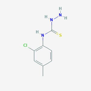 molecular formula C8H10ClN3S B1387111 N-(2-Chloro-4-methylphenyl)hydrazinecarbothioamide CAS No. 1037139-12-0