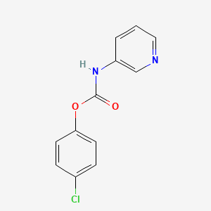 molecular formula C12H9ClN2O2 B1387125 (4-chlorophenyl) N-pyridin-3-ylcarbamate CAS No. 401628-52-2