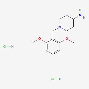 1-(2,6-Dimethoxybenzyl)piperidin-4-amine dihydrochloride