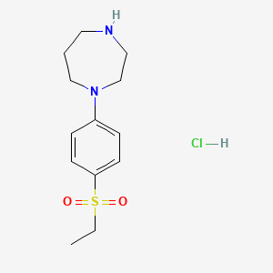 1-(4-(Ethylsulfonyl)phenyl)-1,4-diazepane hydrochloride