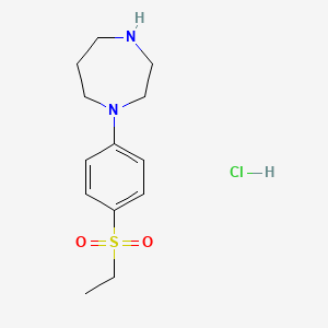 1-[4-(Ethylsulphonyl)phenyl]homopiperazine hydrochloride
