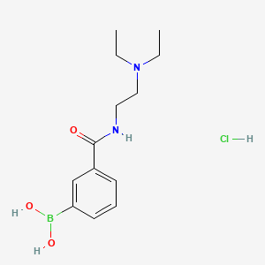 (3-((2-(Diethylamino)ethyl)carbamoyl)phenyl)boronic acid hydrochloride