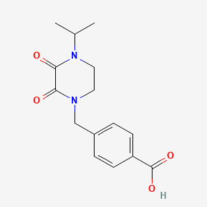 4-[(4-Isopropyl-2,3-dioxopiperazin-1-yl)methyl]benzoic acid