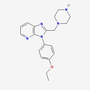 3-(4-Ethoxyphenyl)-2-(piperazin-1-ylmethyl)-3H-imidazo[4,5-b]pyridine