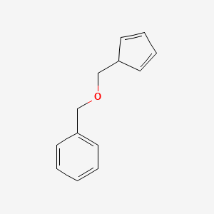 molecular formula C13H14O B13871787 Cyclopenta-2,4-dien-1-ylmethoxymethylbenzene 
