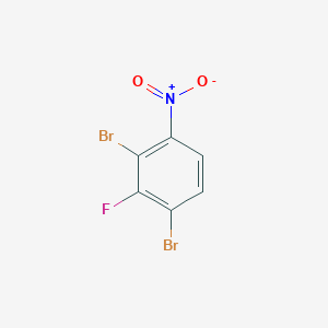 molecular formula C6H2Br2FNO2 B1387193 1,3-Dibromo-2-fluoro-4-nitrobenzene CAS No. 557789-62-5