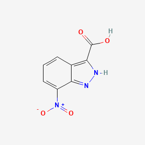 molecular formula C8H5N3O4 B1387194 7-Nitro-1H-indazole-3-carboxylic acid CAS No. 660823-32-5