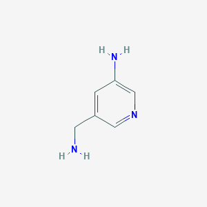 molecular formula C6H9N3 B1387195 5-(Aminomethyl)pyridin-3-amine CAS No. 754129-80-1