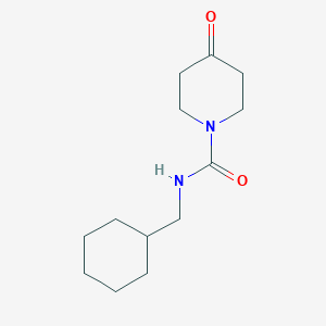 molecular formula C13H22N2O2 B13871969 N-(cyclohexylmethyl)-4-oxopiperidine-1-carboxamide 