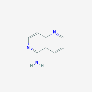 molecular formula C8H7N3 B1387205 1,6-Naphthyridin-5-amine CAS No. 55570-60-0