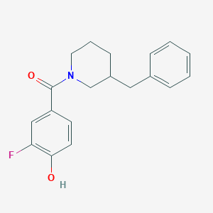 molecular formula C19H20FNO2 B13872094 (3-Benzylpiperidin-1-yl)(3-fluoro-4-hydroxyphenyl)methanone 