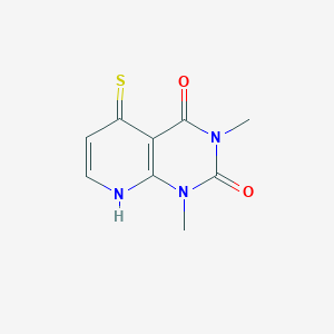 molecular formula C9H9N3O2S B1387211 5-mercapto-1,3-dimethylpyrido[2,3-d]pyrimidine-2,4(1H,3H)-dione CAS No. 922920-03-4