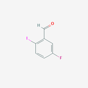 molecular formula C7H4FIO B1387218 5-Fluoro-2-iodobenzaldehyde CAS No. 877264-44-3