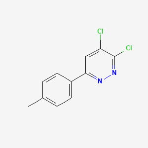 molecular formula C11H8Cl2N2 B1387266 3,4-Dichloro-6-(4-methylphenyl)pyridazine CAS No. 1171545-90-6