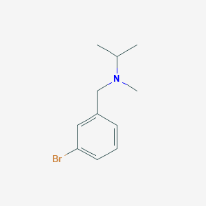 molecular formula C11H16BrN B1387270 N-(3-Bromobenzyl)-N-methylpropan-2-amine CAS No. 1171413-17-4