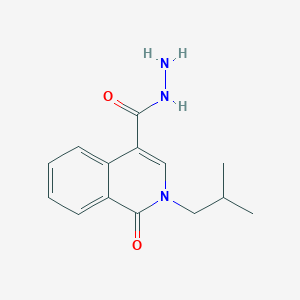 2-Isobutyl-1-oxo-1,2-dihydroisoquinoline-4-carbohydrazide