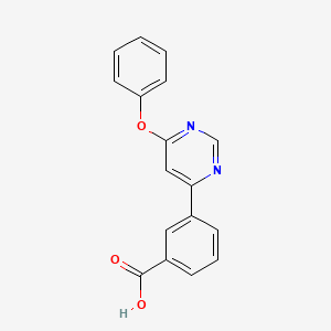 3-(6-Phenoxypyrimidin-4-yl)benzoic acid
