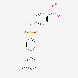 4-{[(3'-Fluorobiphenyl-4-yl)sulfonyl]amino}benzoic acid