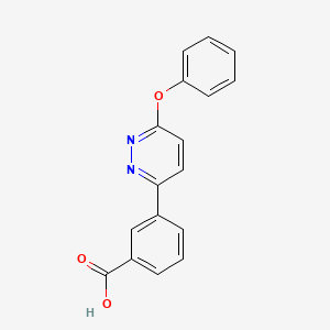 3-(6-Phenoxypyridazin-3-yl)benzoic acid