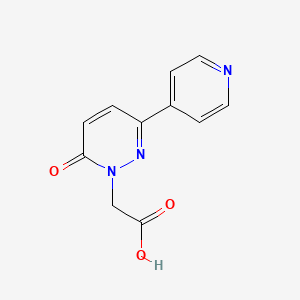 (6-oxo-3-pyridin-4-ylpyridazin-1(6{H})-yl)acetic acid