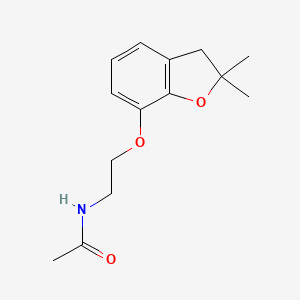 N-{2-[(2,2-dimethyl-2,3-dihydro-1-benzofuran-7-yl)oxy]ethyl}acetamide