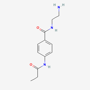 {N}-(2-aminoethyl)-4-(propionylamino)benzamide