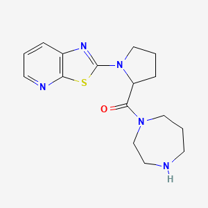 2-[2-(1,4-Diazepan-1-ylcarbonyl)pyrrolidin-1-yl][1,3]thiazolo[5,4-b]pyridine
