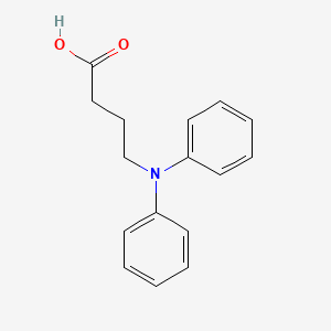 molecular formula C16H17NO2 B1387379 4-(Diphenylamino)butanoic acid CAS No. 13505-00-5