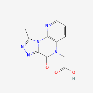 (9-Methyl-6-oxopyrido[3,2-e][1,2,4]triazolo[4,3-a]pyrazin-5(6H)-yl)acetic acid