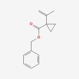 molecular formula C14H16O2 B13873901 Benzyl 1-prop-1-en-2-ylcyclopropane-1-carboxylate 