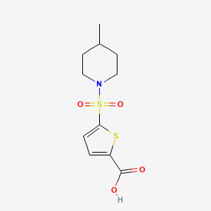 5-[(4-Methylpiperidin-1-yl)sulfonyl]thiophene-2-carboxylic acid