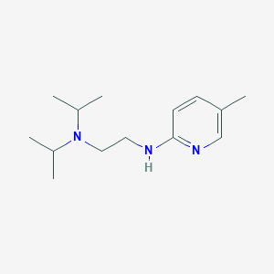 molecular formula C14H25N3 B13873916 N-(5-methylpyridin-2-yl)-N',N'-di(propan-2-yl)ethane-1,2-diamine 