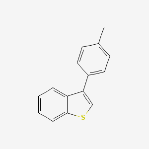molecular formula C15H12S B13873980 3-(4-Methylphenyl)-1-benzothiophene 