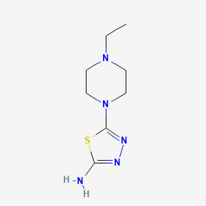5-(4-Ethylpiperazin-1-yl)-1,3,4-thiadiazol-2-amine