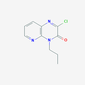 molecular formula C10H10ClN3O B1387411 2-Chloro-4-propylpyrido[2,3-b]pyrazin-3(4H)-one CAS No. 1170410-91-9