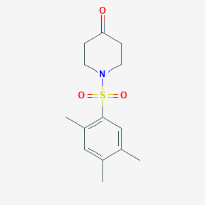 1-[(2,4,5-Trimethylphenyl)sulfonyl]piperidin-4-one