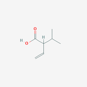 molecular formula C7H12O2 B13874280 2-Isopropylbut-3-enoic acid 